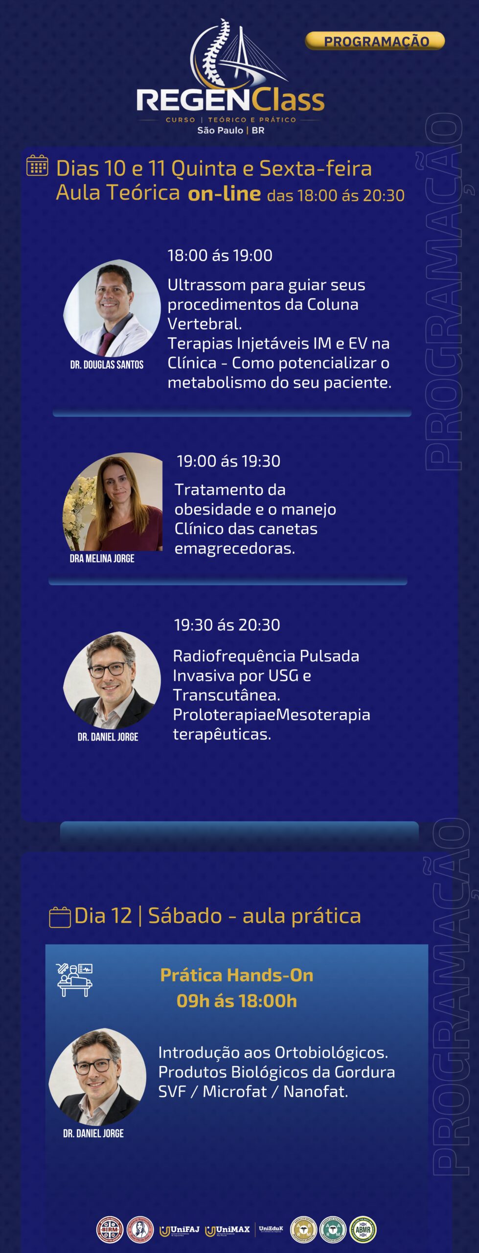 Programação RegenClass
